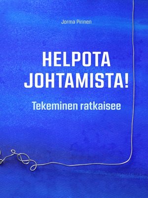 cover image of Helpota johtamista!